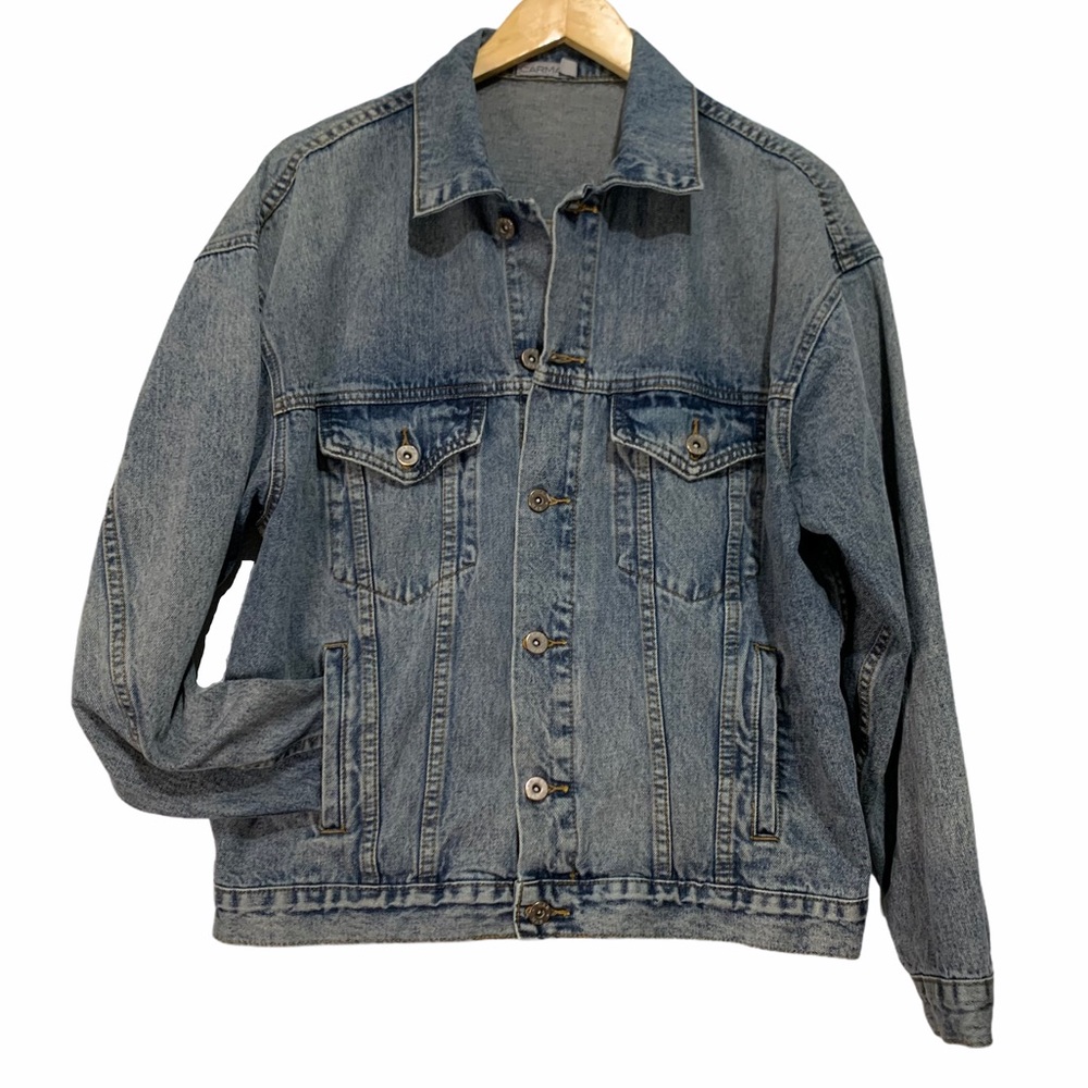 Carmar Classic Oversized Denim Jacket Medium Wash - Picture 10 of 10